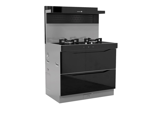 Modern integrated stove