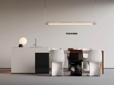 Modern Simple Island Table Dining Table and Chair Dining Table