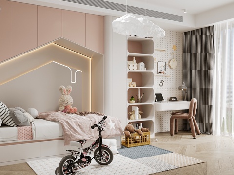 Modern kids Bedroom Boys Room Girls Room kids Bed Children's Wardrobe Children's Desk