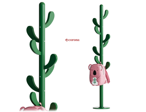 Vintage Cactus Floor Hanger