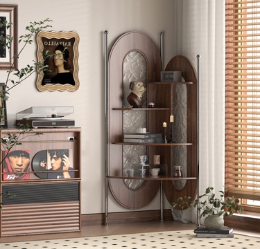 Antique Wall Corner Cabinet