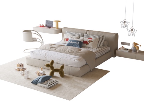 Modern kids Bed Children's Desk Chair