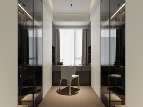 Modern Bedroom Cloakroom