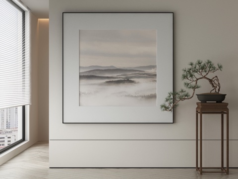 Neo-Chinese Style Quiet Painting Oil Painting