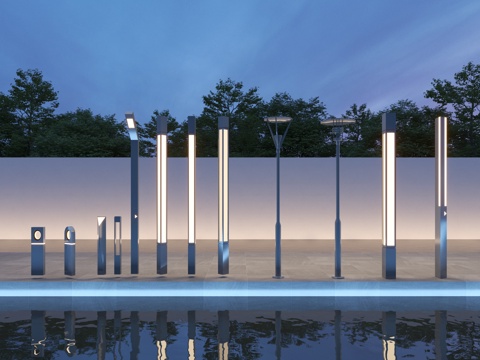 Modern landscape lamp