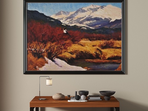 French retro medieval Affordable Luxury Style modern abstract decorative painting