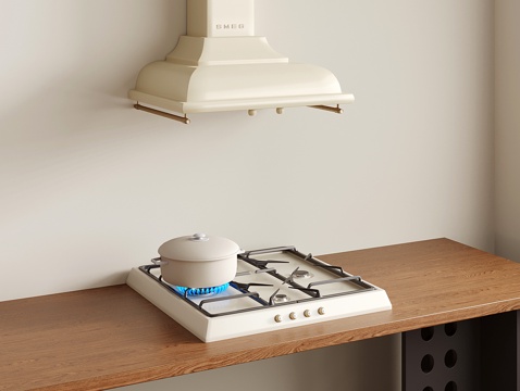French Range Hood Stove Kitchen Appliances