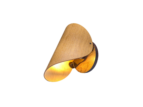 Vintage Bedroom Bedside Wall Lamp Modern Simple Corridor Average Lamp Mid-century Style Wood Color Wall Lamp