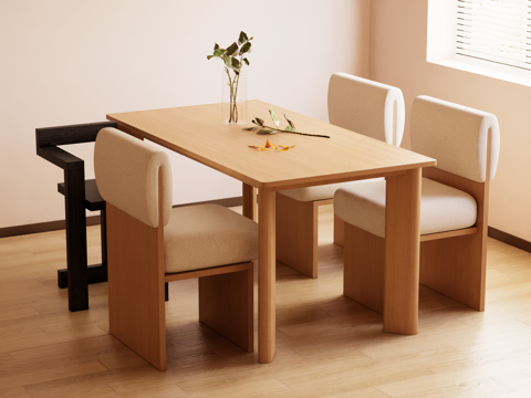 Modern Log Style coffee table