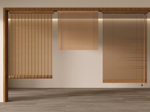 New Chinese Bamboo Curtain Rolling Curtain