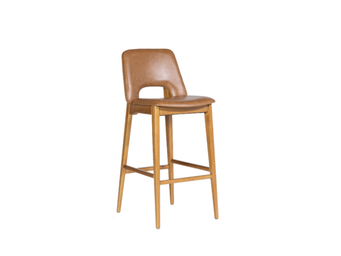 Nordic Solid Wood Bar Chair Bar Backrest High Stool Antique Bar Chair Solid Wood Island Table Chair