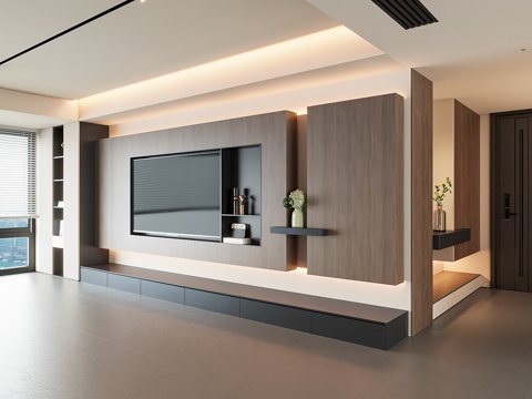 Modern TV background