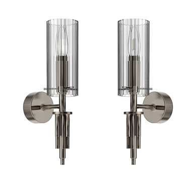 Affordable Luxury Style Wall Lamp Glass Lampshade Metal Wall Lamp