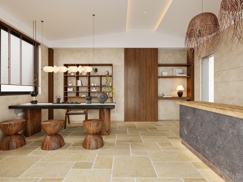 Mid-century Style Reception Hall