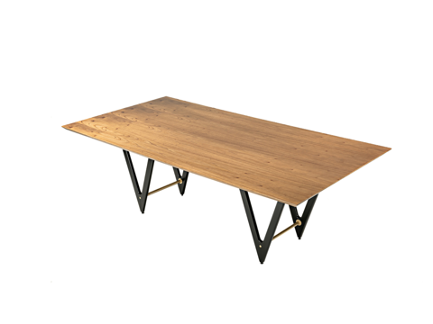 Italian Minimalist Solid Wood Dining Table Long Table Negotiation Table Long Table Solid Wood Dining Table Simple Nordic Long