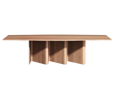 Miniforms Italian Dining Table Minimalist Dining Table Solid Wood Dining Table Square Dining Table