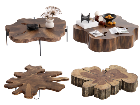 Quiet Wind Tea Table Carved Tea Table