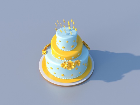 Birthday Cake Pastry Food