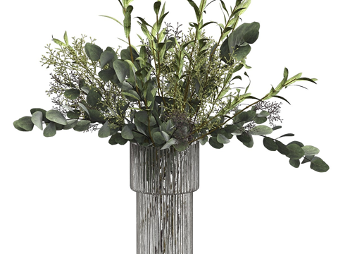 Modern Vase Flower Art