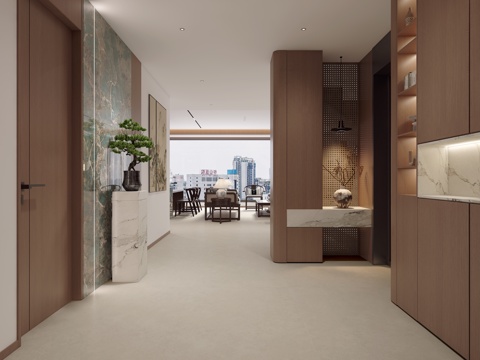 New Chinese Living&Dining Room