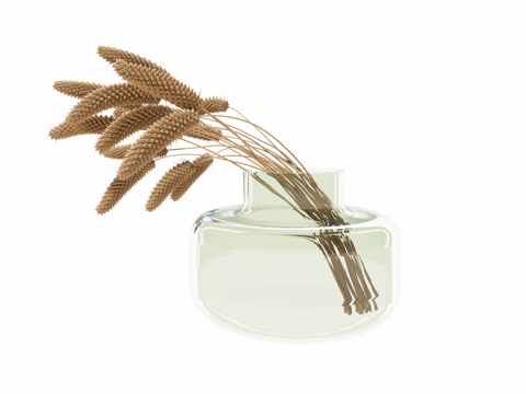 Modern glass vase floral decoration ornaments