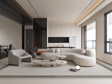 Italian Style Home Living&Dining Room Sofa Coffee Table Combination Affordable Luxury Style Home Guest DiningRoom Leather Sofa