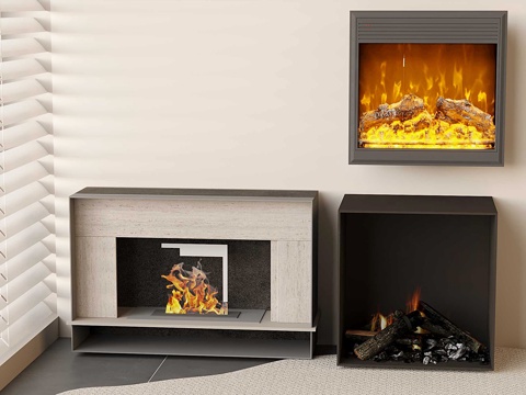 Firebox Heater Electronic Fireplace Fireplace Combination