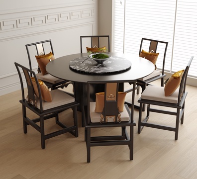Chinese Dining Table and Chair Round Dining Table and Chair Dining Chair Chair