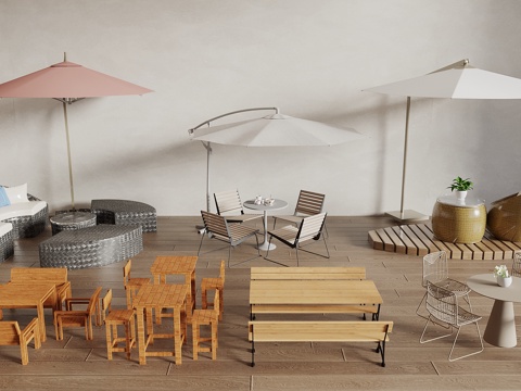 Modern Outdoor Table and Chair Combination Parasol Outdoor Table and Chair Camping Table and Chair Outdoor Lounge Chair Outdoor