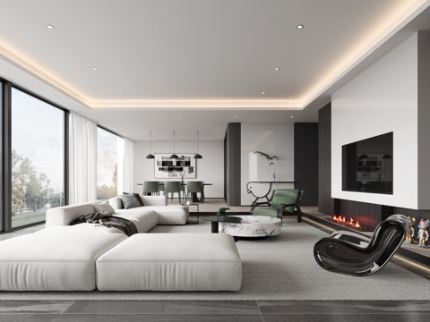 Modern Living&Dining Room
