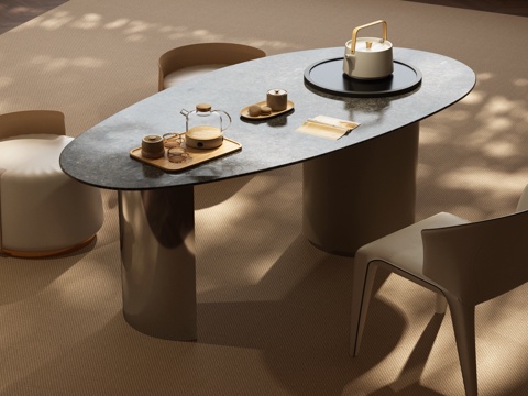 Modern Italian Tea Table and Chair Modern Tea Set