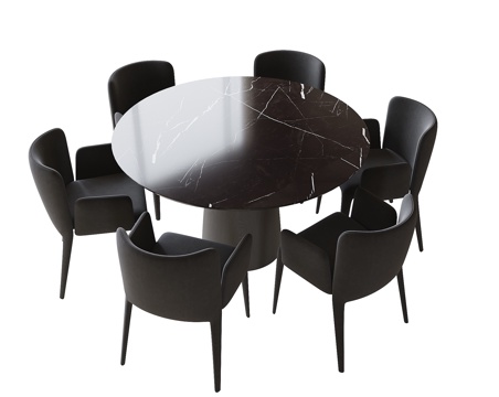 Modern Dining Table and Chair Dining Chair Chair Round Dining Table