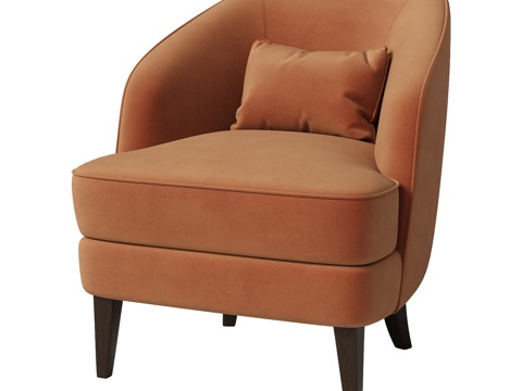 American simple fabric Lounge Chair
