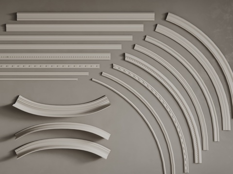 French Plaster Line Gypsum Top Line Ceiling Corner French Line