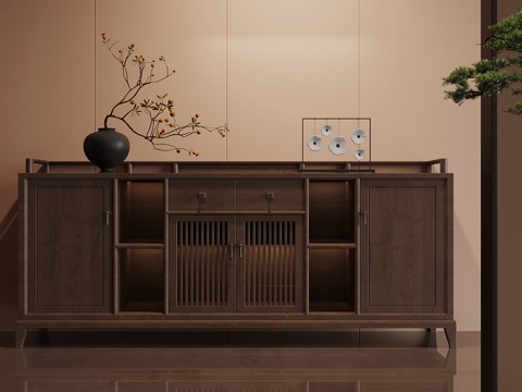 New Chinese Tea Cabinet
