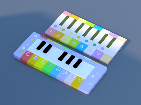 Toy children's cartoon electronic organ