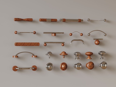 Handle Middle antique door handle handle