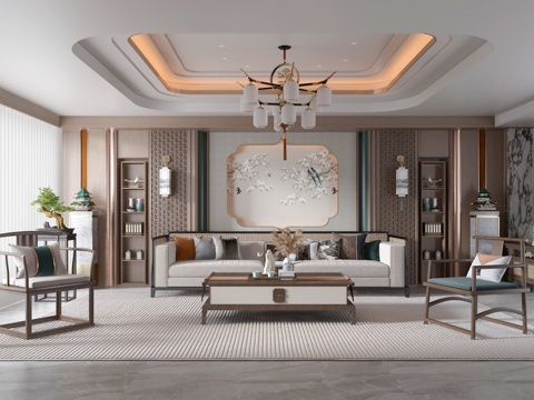 New Chinese Living Room