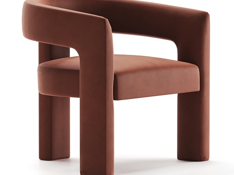 Modern Italian Fabric Armchair