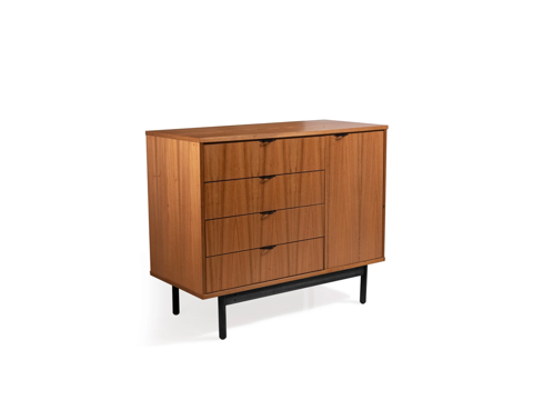 Nordic Solid Wood Chest of Drawers Cherry Wood Bedroom Storage Cabinet Japanese Style Drawer Cabinet Sideboard