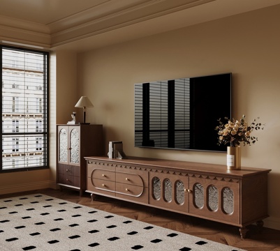 French Middle Ancient TV Cabinet French Middle Ancient TV Cabinet French TV Wall French Decorative Cabinet