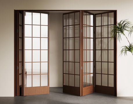 Mid-century Style folding door