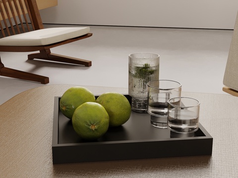 Tray modern cup fruit tray