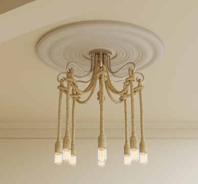Retro Chandelier Iron Chandelier Art Chandelier