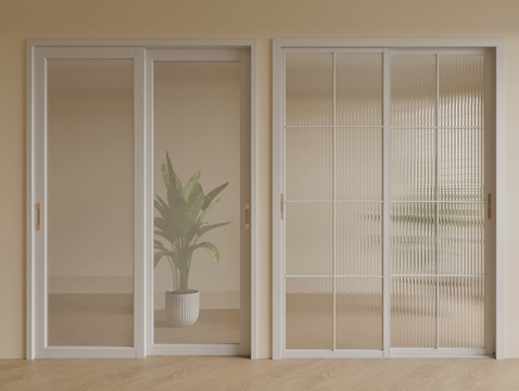 Modern glass sliding door Changhong glass sliding door