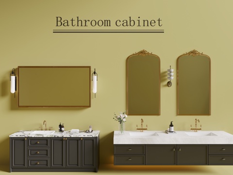 French Bathroom Cabinet