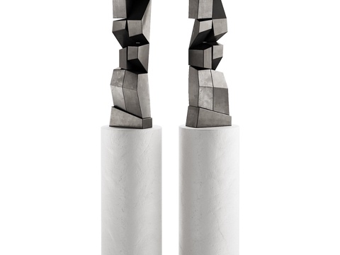Statue Stainless Steel Ornaments Art Sculpture Abstract Sculpture