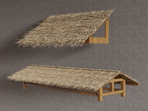 Neo-Chinese Style eaves thatched eaves
