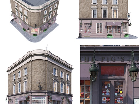 European-style building corner building