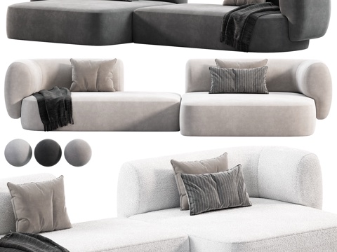 Modern Italian Hug Sectional Sofa